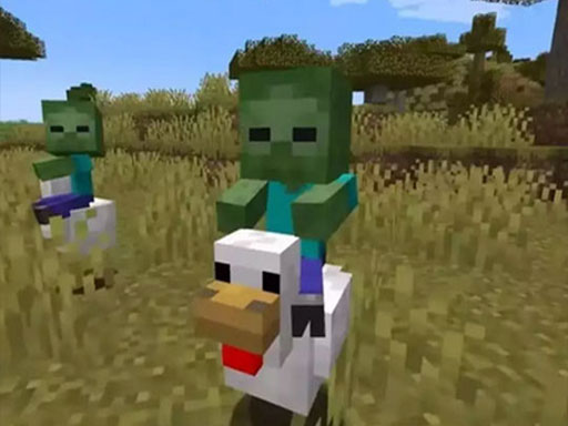 Chicken Jockey Hidden Lava Chicken 2