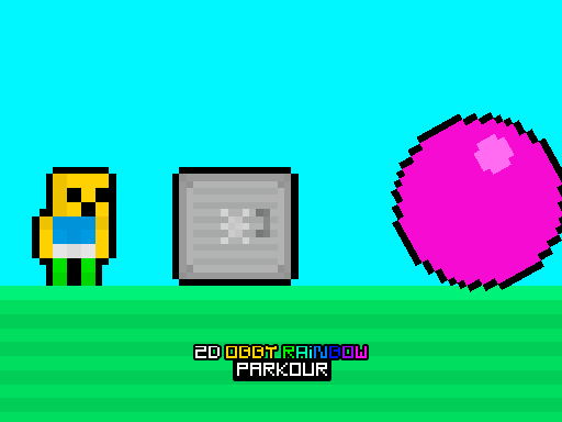 2d Obby Rainbow Parkour