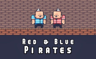 2 Player Red Blue Pirates