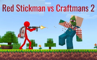 Red Stickman Vs Craftmans 2