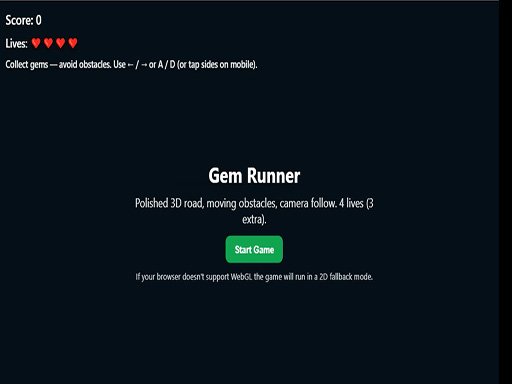 Gem Runner